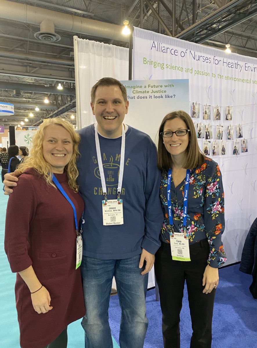 JasonKirchick's tweet photo. Stopped by the @enviRN booth 1212 @PublicHealth #APHA2019 to see my colleagues. Made my day! #PHNLeader #WeArePHNs #PHNAPHA2019 https://t.co/DidT7T8oGK