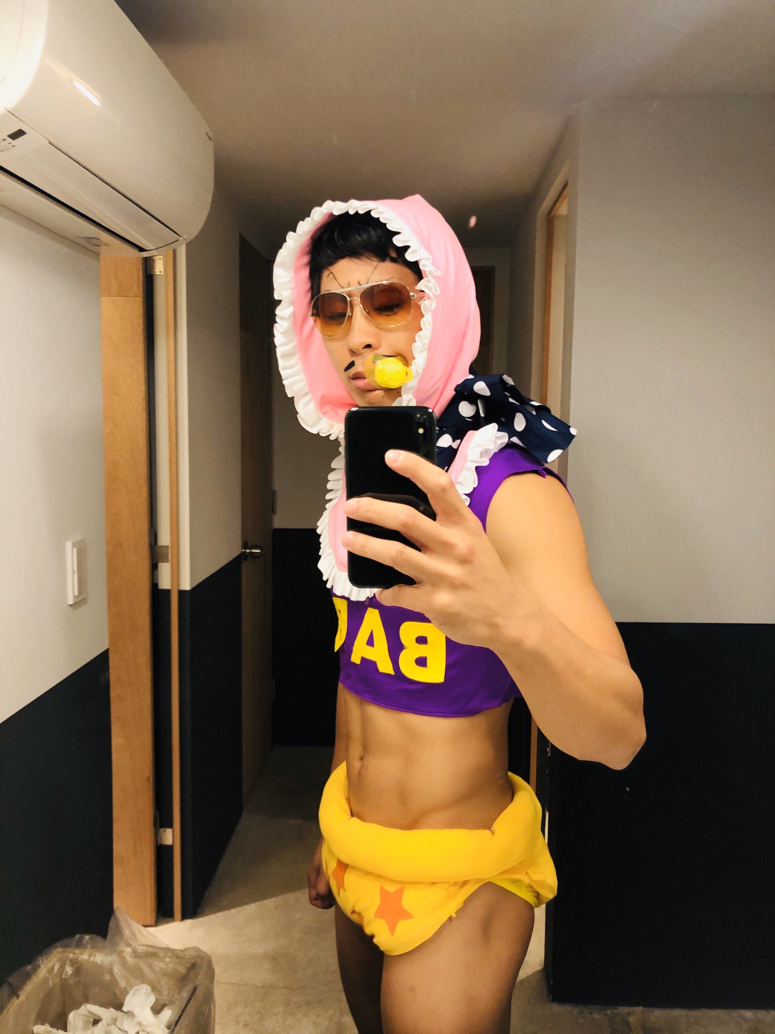 Hiro 着替える前と着替えた後 セニョールピンク ワンピース コスプレ T Co Wpe3yfuwjy Twitter