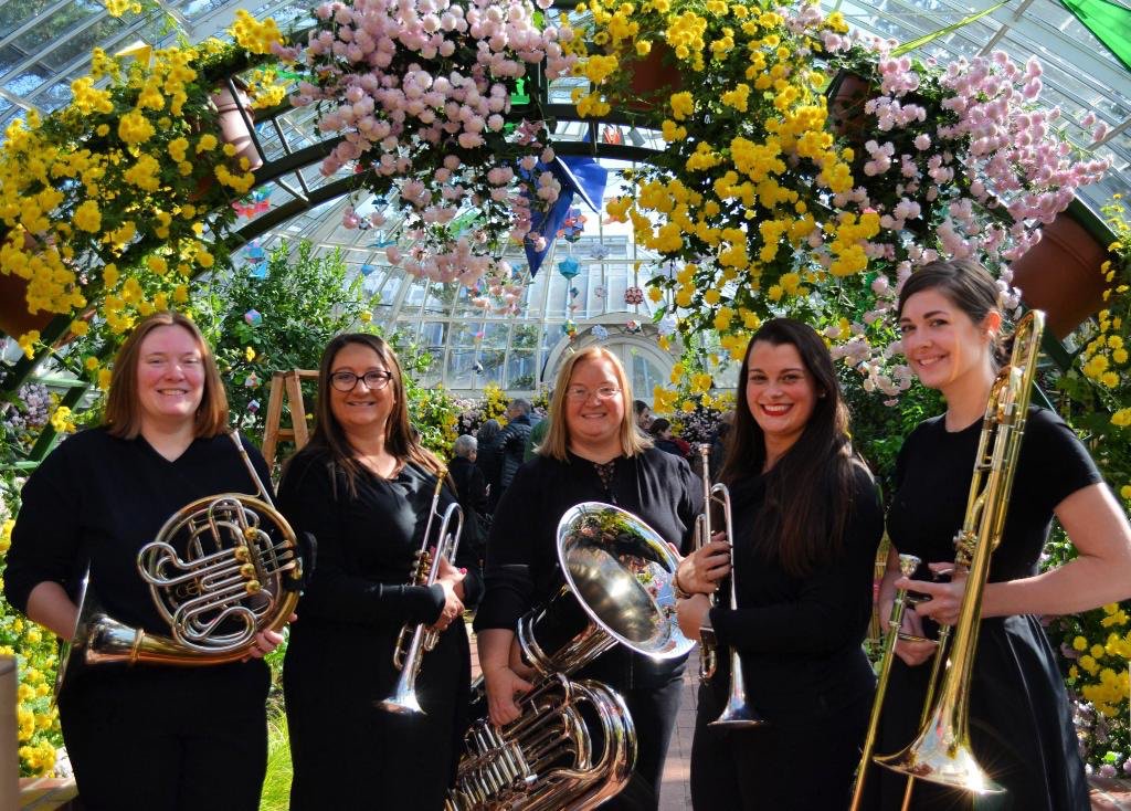 misscottermusic's tweet photo. Some photos from our quintet performing at Phipps today! Keep an eye out for our next performance! https://t.co/Lgg5oSqAuC