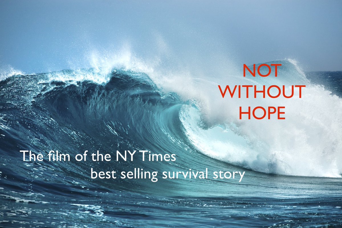 The film of The NY Times best selling true life survival story #NotWithoutHope will start filming March 2020. 

Directed by <a href="/RupertWain/">Rupert Wainwright</a> and produced by <a href="/Rick_French/">Rick French</a> and <a href="/PrixProductions/">PrixProductions</a>.