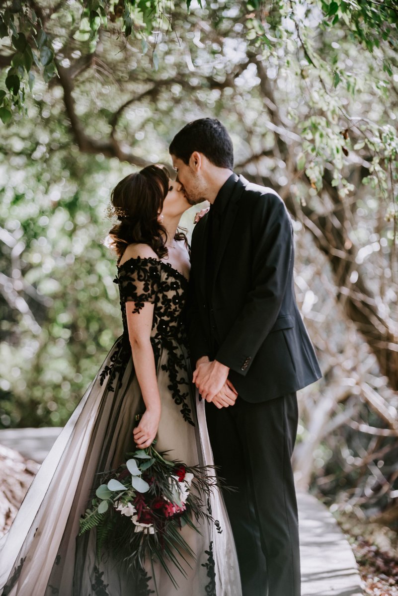 cocomelody black wedding dress