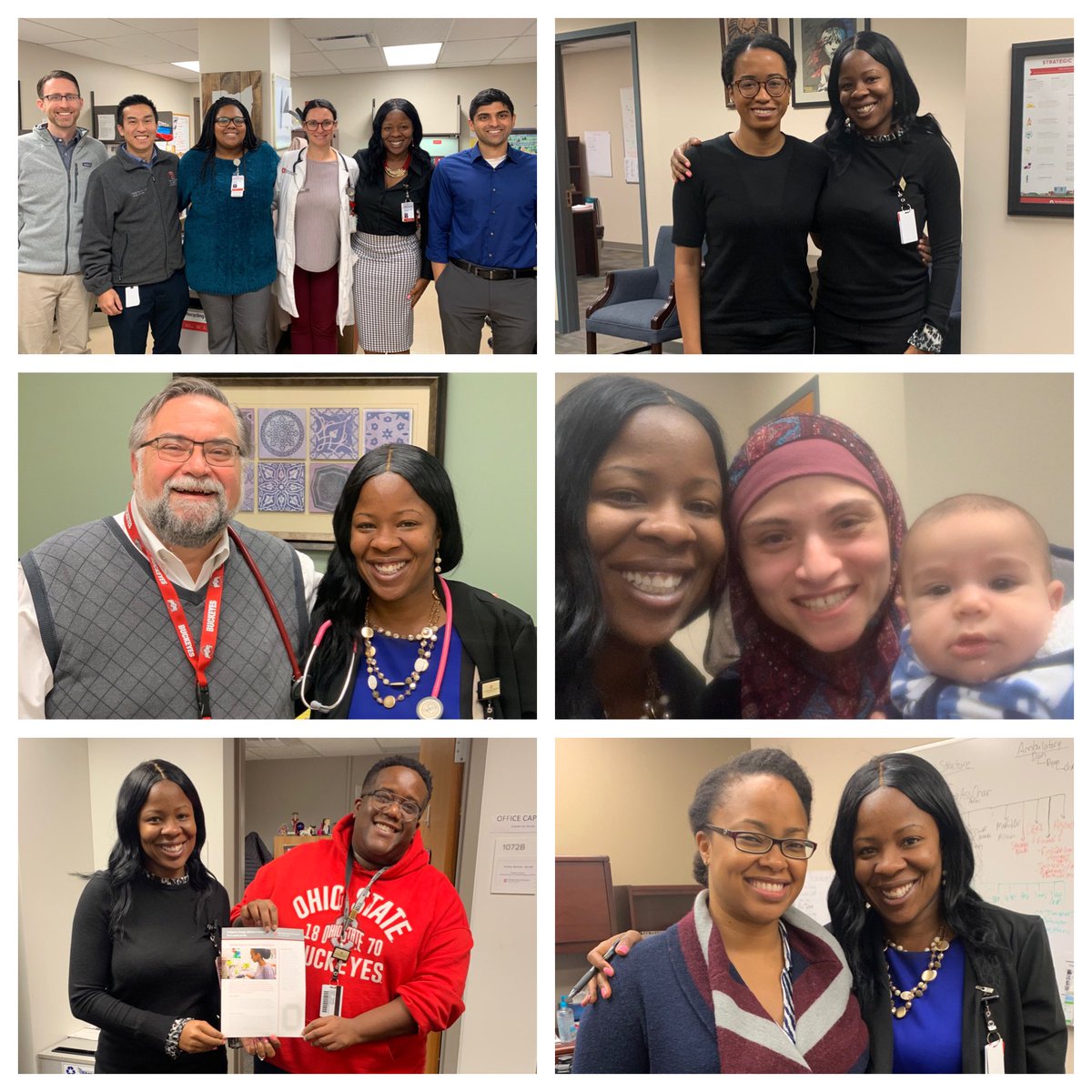 DrNwando's tweet photo. This week, my #ChairTalks and experiences seemed to be focused on learners-our students, residents, early career faculty &amp; the wonderful people who invest their energy in their growth at @OSUWexMed! so happy that pouring into our future is a core part of my job! @OhioStateFamMed https://t.co/md7ho5VJMr
