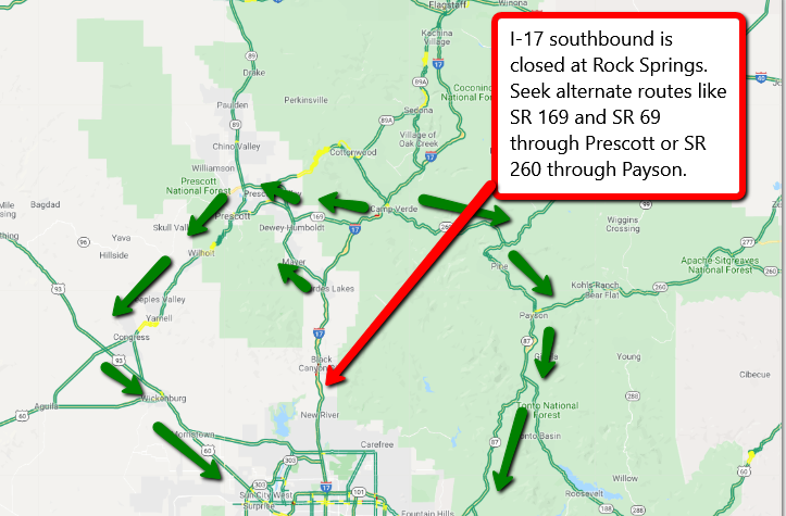 Arizona DOT tweet media