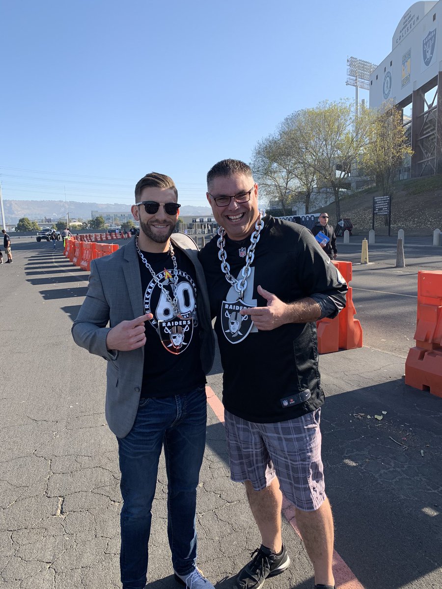 Ran into <a href="/MitchellRenz365/">Raiders Report Mitchell Renz</a> before the Raiders Win today!!!  Following you from South Dakota
