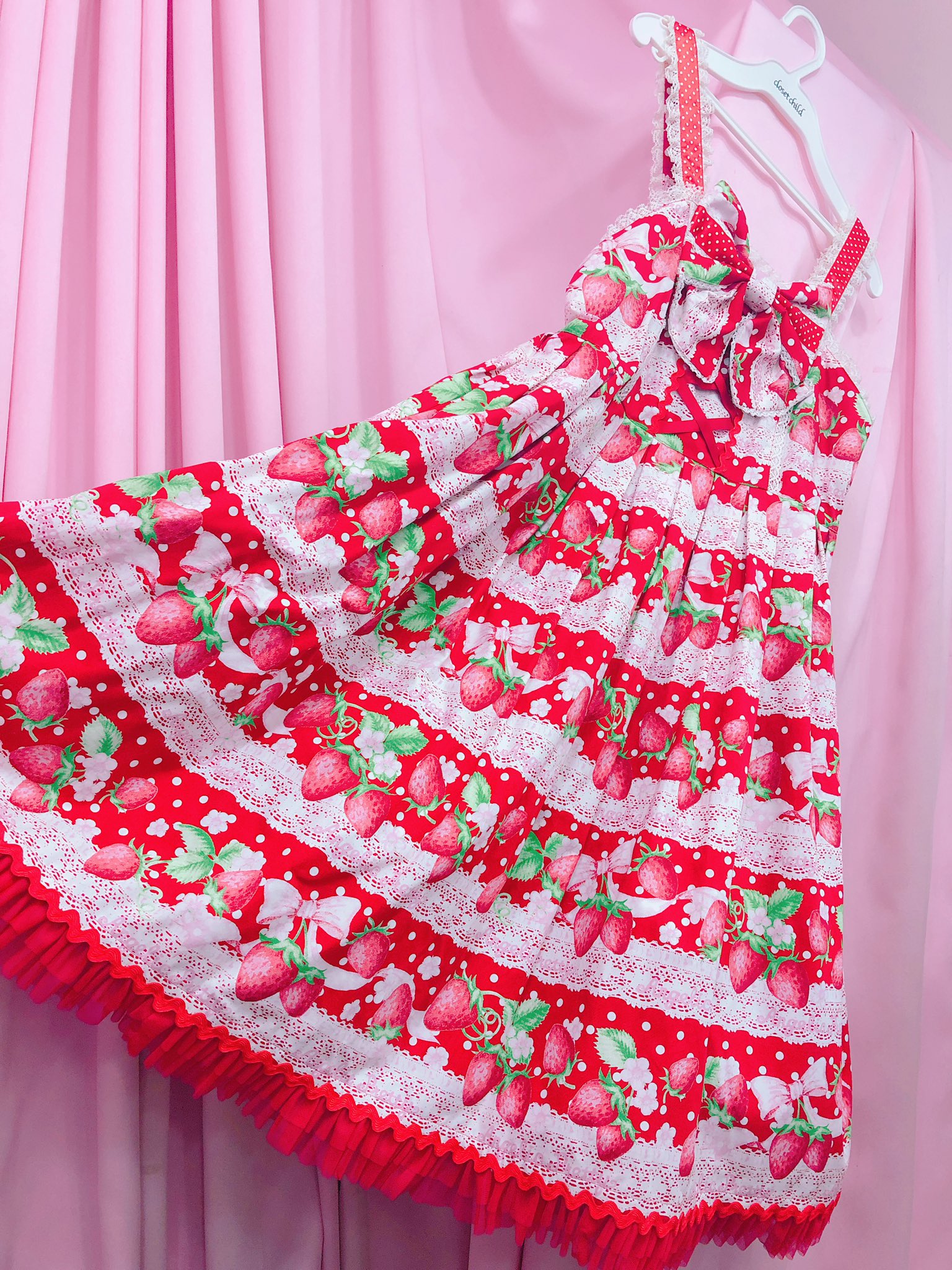 限定数のみ! AngelicPretty いちごミルフィーユJSK | diskembalagem