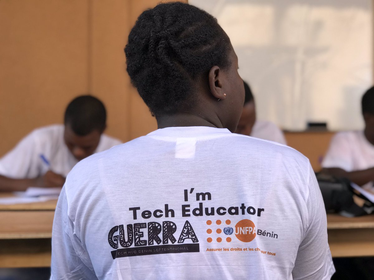 guerra_hub's tweet image. Démarrage ce matin de la formation de 20 Tech Educators dans le cadre du programme @ImpalaEdTech avec le soutien de @unfpabenin
Cc @bjlaurenceau @vidjinnangniG @agbegnigan2013 @AurelieASZ @numeriquebenin @ImpalaBridge @keoubougoupi 
#SDG4 #SDG5 #Edtech #BeninNumerique #wasexo