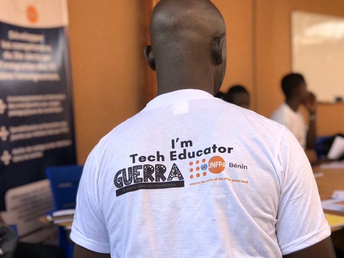 guerra_hub's tweet image. Démarrage ce matin de la formation de 20 Tech Educators dans le cadre du programme @ImpalaEdTech avec le soutien de @unfpabenin
Cc @bjlaurenceau @vidjinnangniG @agbegnigan2013 @AurelieASZ @numeriquebenin @ImpalaBridge @keoubougoupi 
#SDG4 #SDG5 #Edtech #BeninNumerique #wasexo