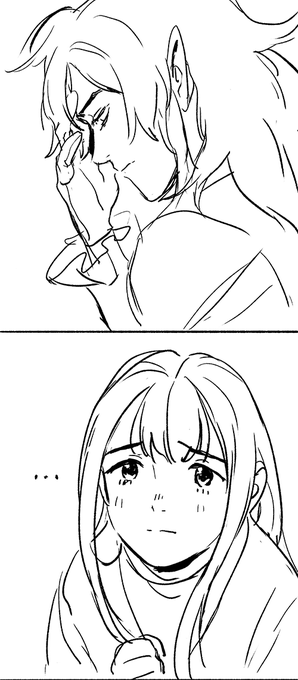 tfw both you and your friend aren't feeling great so you draw each other's OCs being cute together 