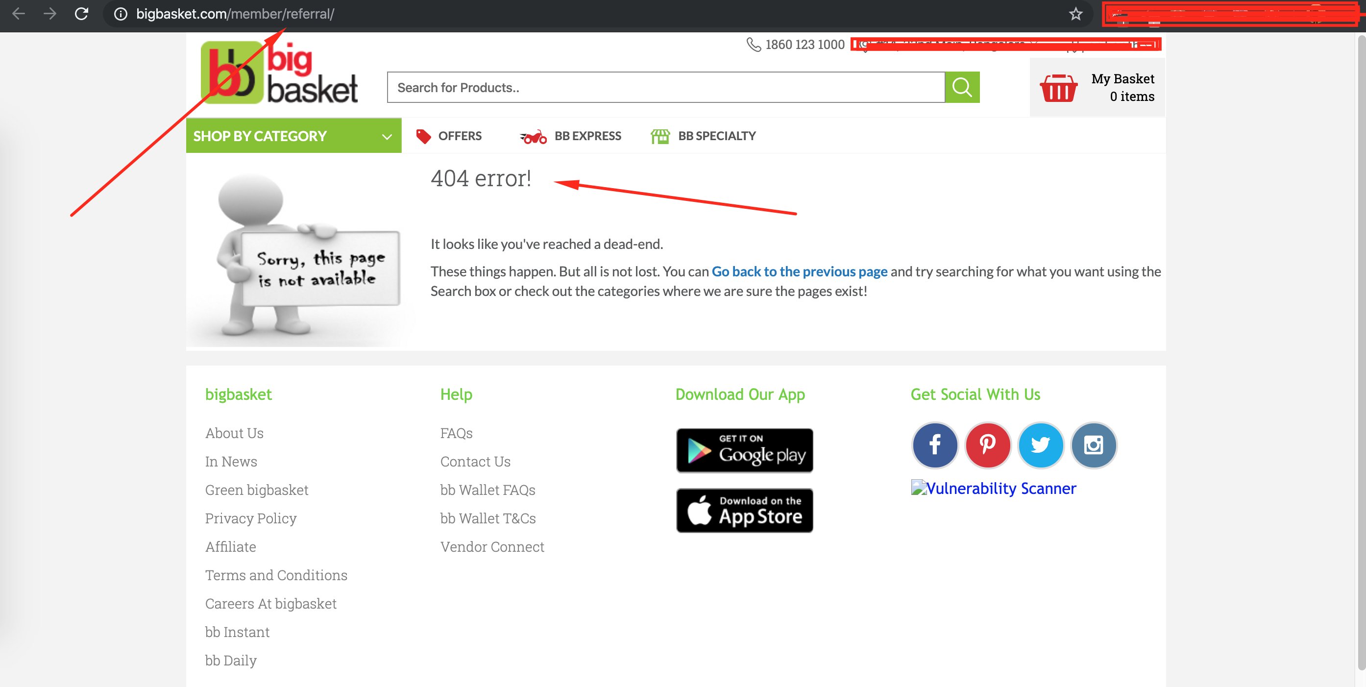 bigbasket on Twitter "Refer and earn with bigbasket today. Share you