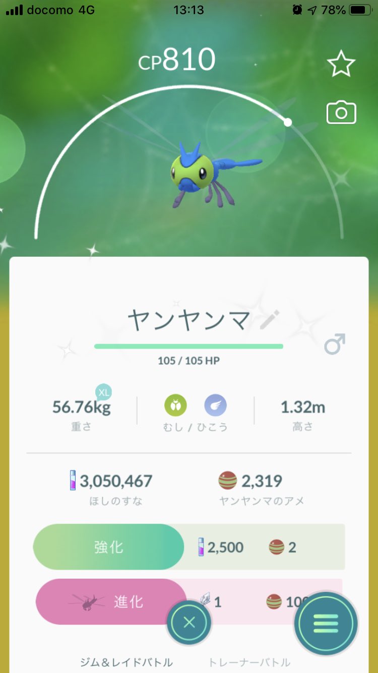 ヤンヤンマ色違い Twitter Search Twitter