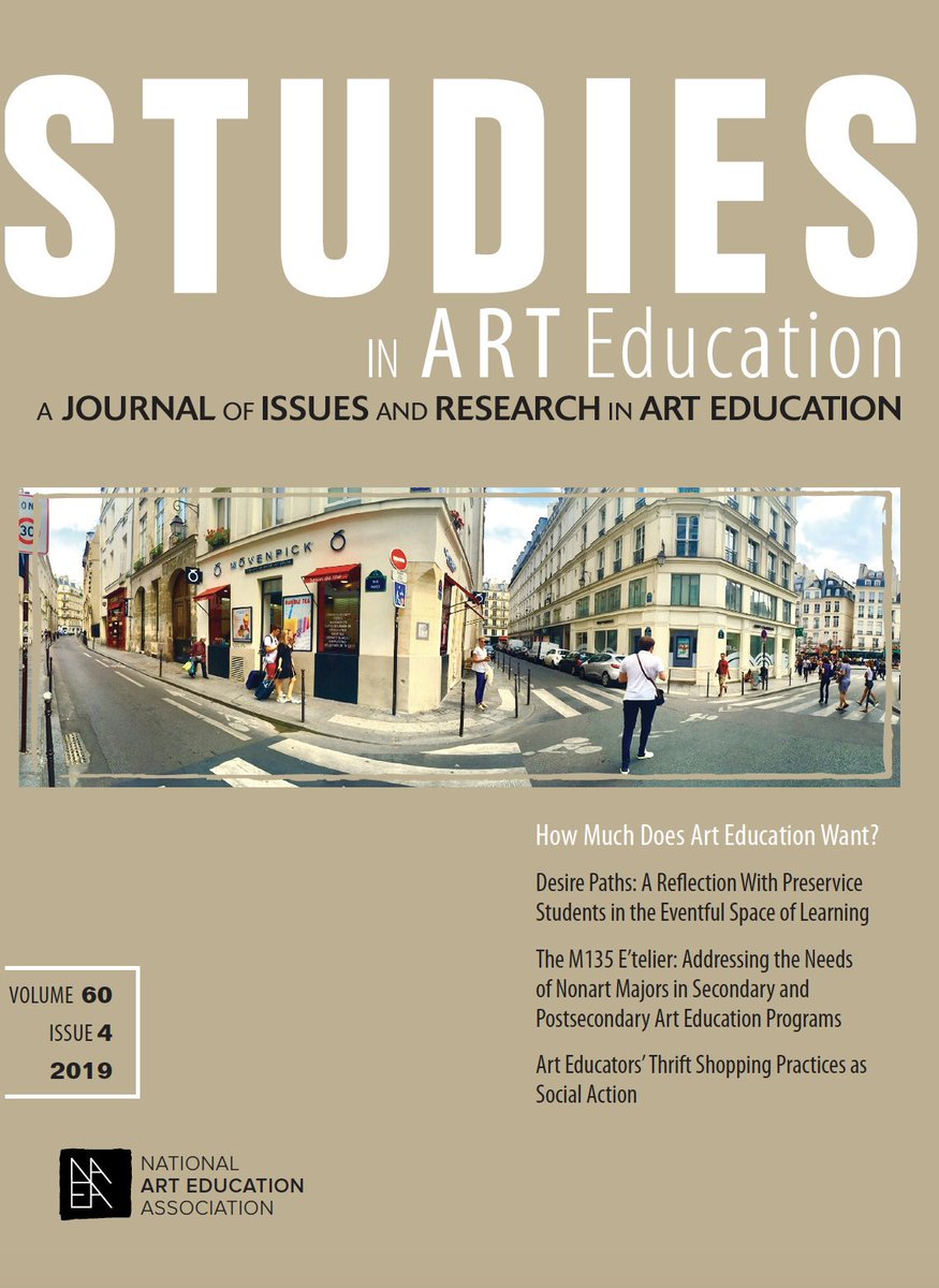 StudiesInArtEducation (@studiesinarted) on Twitter photo The latest issue of #StudiesInArtEducation is now available online. Check out the editorial, How Much Does Art Education Want?," along with articles and media reviews. tandfonline.com/toc/usae20/cur…
<a href="/NAEA/">NAEA</a> <a href="/NAEAMusEd/">NAEA MuseumEd</a> <a href="/NAEAPreservice/">NAEA Preservice</a> <a href="/NAEASupers/">NAEA Supervision & Administration Division</a> <a href="/NAEAMiddleLevel/">NAEA Middle Level</a> <a href="/aetnaea/">(AMT) NAEA</a> The latest issue of #StudiesInArtEducation is now available online. Check out the editorial, How Much Does Art Education Want?," along with articles and media reviews. tandfonline.com/toc/usae20/cur…
<a href="/NAEA/">NAEA</a> <a href="/NAEAMusEd/">NAEA MuseumEd</a> <a href="/NAEAPreservice/">NAEA Preservice</a> <a href="/NAEASupers/">NAEA Supervision & Administration Division</a> <a href="/NAEAMiddleLevel/">NAEA Middle Level</a> <a href="/aetnaea/">(AMT) NAEA</a>