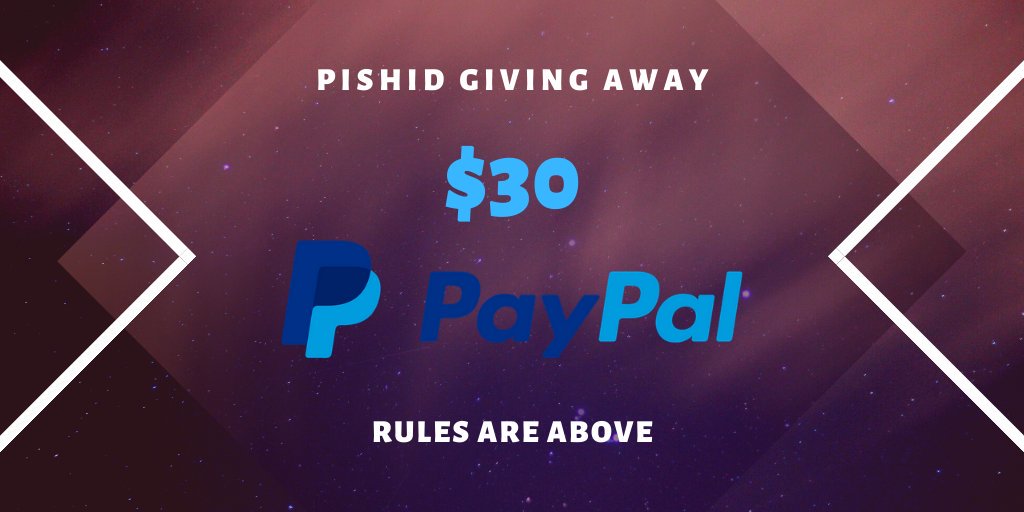 Scatrrd's tweet image. Hey Everyone, So I've decided to do a $30 PayPal giveaway That ends on the 15th of November #giveaway #paypal 
Here are the steps
1. Follow me
2. Like + Retweet this 
3. Follow my instagram link will be in my bio
4. Comment when done "Finished" and U will be entered

Good luck