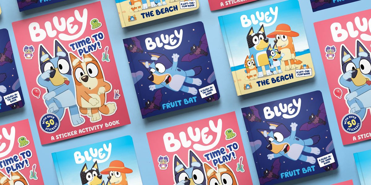 PenguinTeachers's tweet photo. Wackadoo! #Blueybooks are out now and are perfect for ages 3 and up. Both kids and adults alike are loving the adventures Bluey and her family. https://t.co/2UJFWeCk4G https://t.co/iWgVGQJm8I