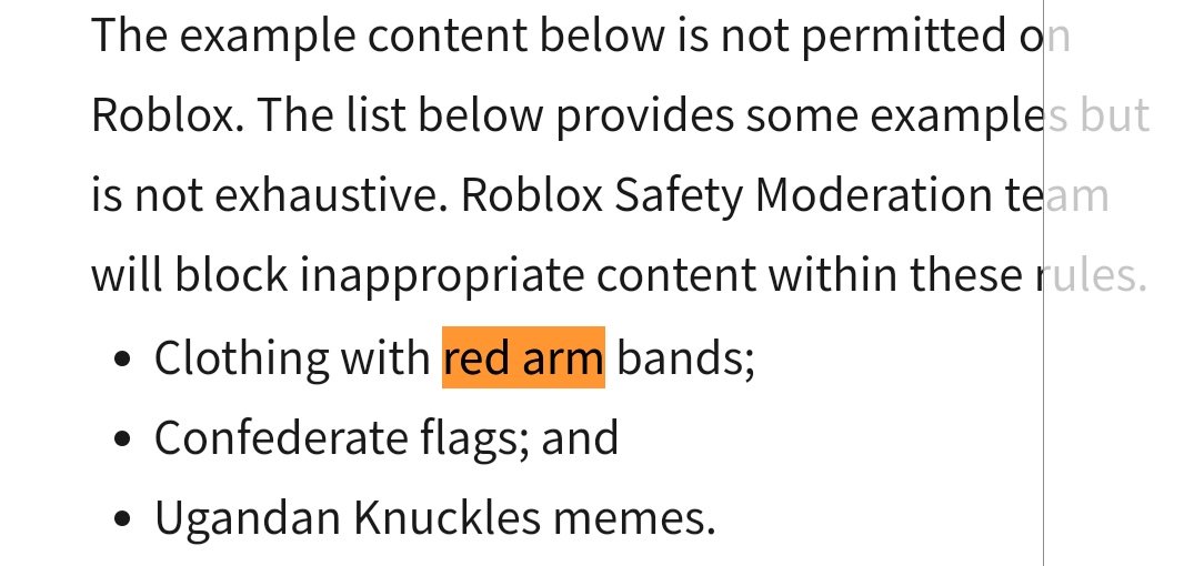 Trus On Twitter I Believe Armbands Are Banned According To Ne Diesoft - twitter roblox armband Trus On Twitter I Believe Armbands Are Banned According To Ne Diesoft - roblox armband
