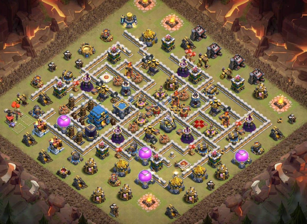 Clash bases. Clash of Clans 11th Base. 11 ТХ расстановка 2022. 11th. Coc 11 ТХ база.