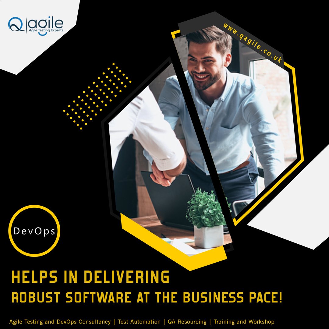 qagile's tweet image. Helps in delivering robust software at the business pace! For DevOps expertise connect with us today. We offer the best DevOps service globally.

qagile.co.uk

#chelmsford #agiletesting #agileconsultancy #london #sdet #seleniumtesting #agile #devops #testautomation