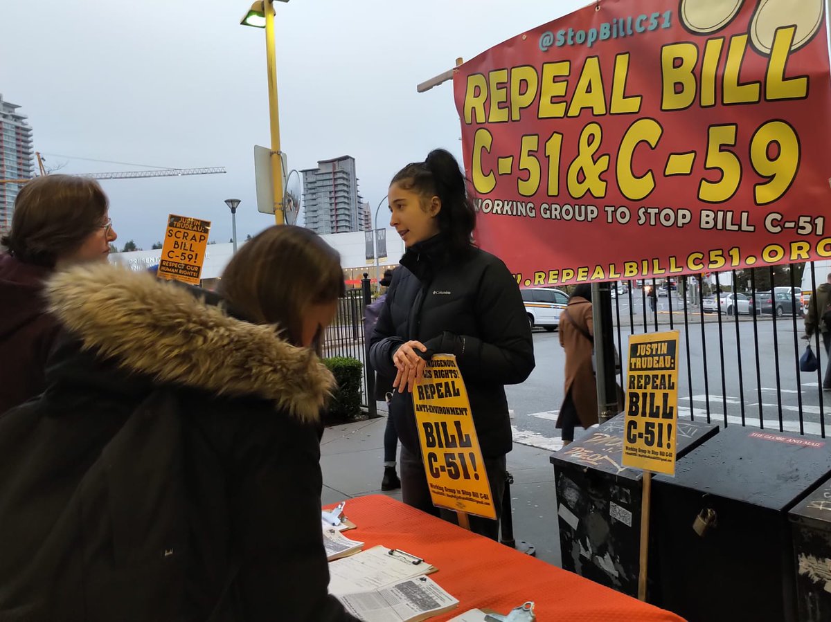 StopBillC51's tweet photo. MONDAY NOV. 4 "Repeal Bill C-51 &amp; 59!" 225th Bi-Weekly Action! 5pm at Broadway-Commercial Station #Vancouver - Tell PM #Trudeau to Respect Our Human Rights and CSIS to Stop Targeting Activists! #cdnpoli #vanpoli #humanrights #privacy #spying - https://t.co/IuWS3Op9BL https://t.co/Otb5EI065U