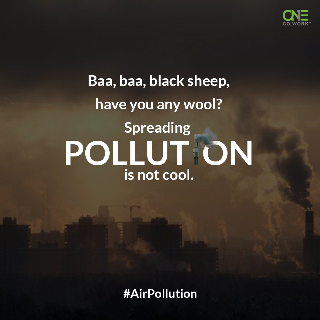 OneCoWork's tweet image. Caution! Breathing is injurious to health

#OneCoWork #AirPollution #DelhiNCRPollution #DelhiSmog  #OddEven #oddevendobara