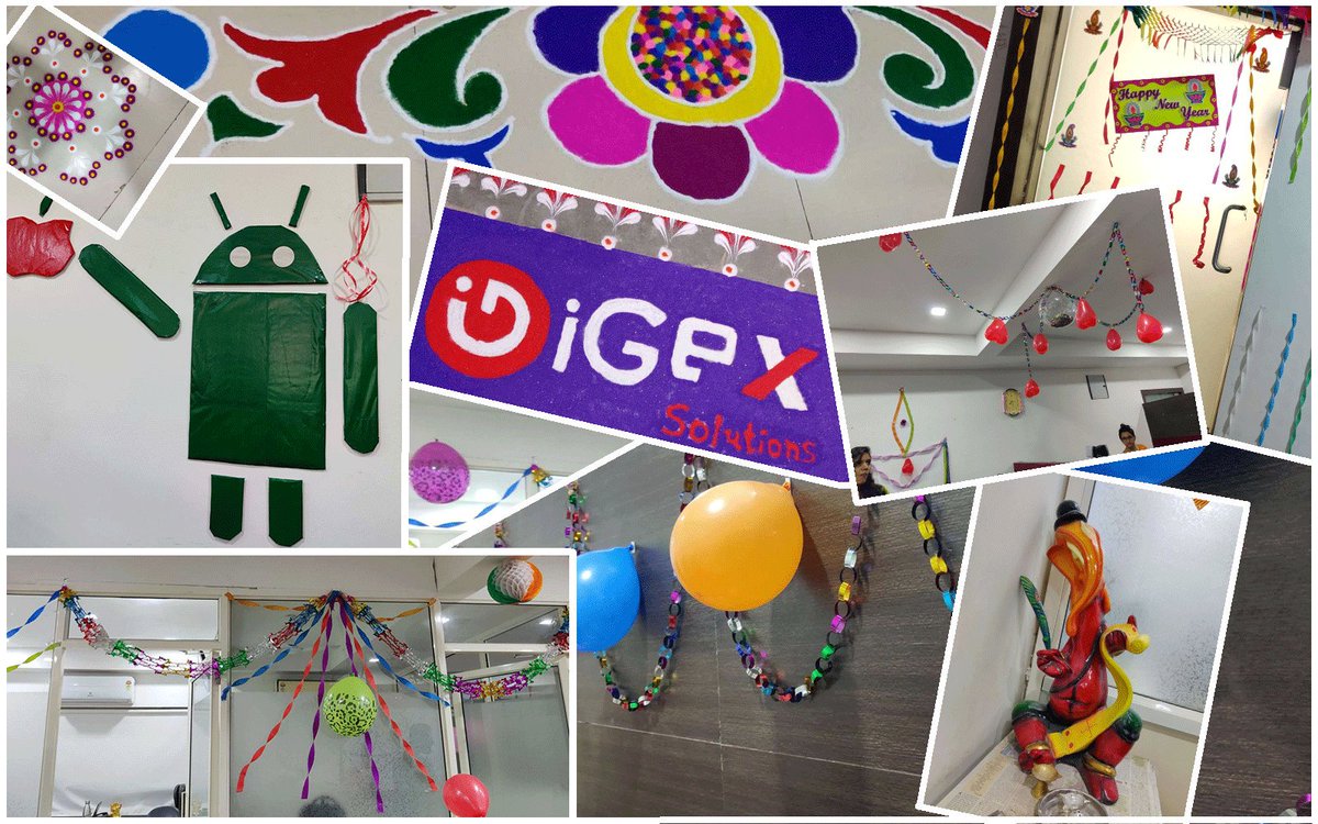 igexsolutions's tweet photo. Cheers! Here is some glimpse of the Diwali celebration 2019!!!
#Diwali #Diwalicelebration2019 #Celebrationwithfriends #officedecoration #webdevelopers #webdesigners #Appdevelopers #websitedevelopment #appdevelopment #igexsolutions https://t.co/XqImjppNvM