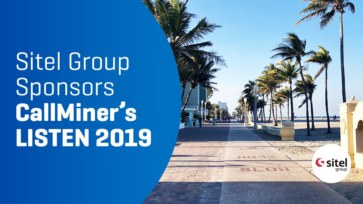 foundeverglobal's tweet photo. We are thrilled to sponsor @CallMiner #Listen2019. This year, 5 of our top executives will be presenting at the event, on topics ranging from leveraging #data to #speechanalytics. Read more here:https://t.co/SFLFDZ7OoJ https://t.co/MK4SwcKkhr