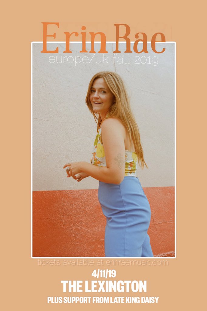 Opening for @ErinRaeMusic tonight at the <a href="/thelexington/">The Lexington</a> in London.  Tix rockfeedback.seetickets.com/event/erin-rae… <a href="/rockfeedback/">Rockfeedback</a>