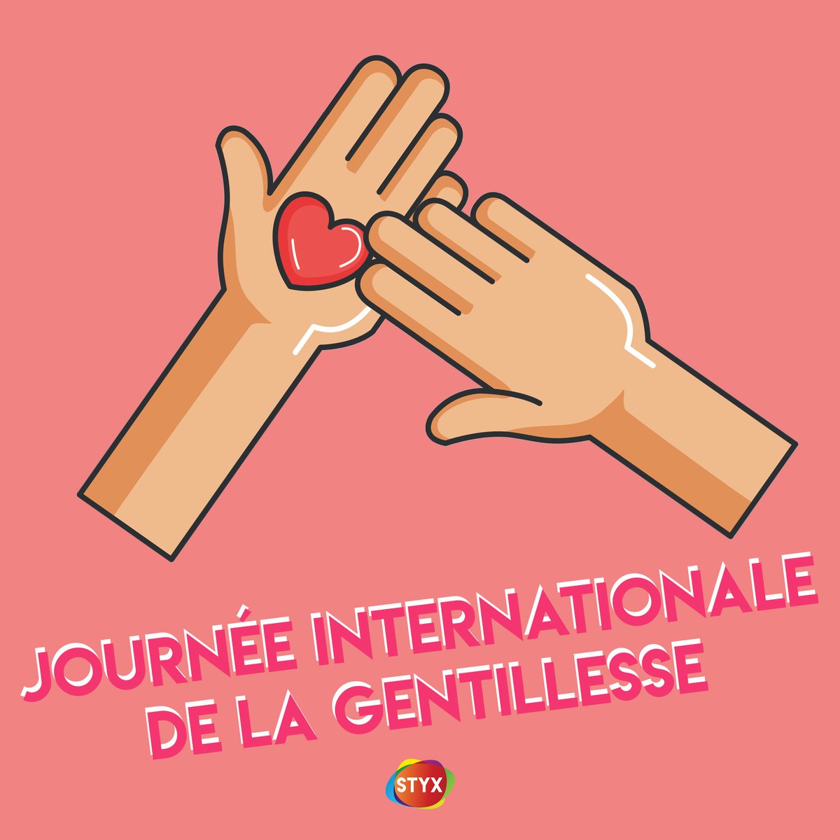 #JOURNEEINTERNATIONALEGENTILLESSE

Hier, c'était la Journée Internationale de la Gentillesse ! 😍👩‍❤️‍👩