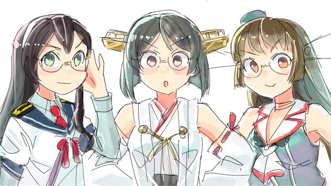 「adjusting eyewear school uniform」 illustration images(Oldest)