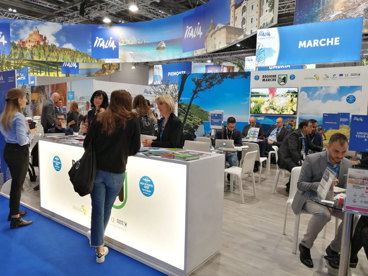 MarcheTourismEN's tweet photo. Le #Marche is waiting for you at #WTM2019 in London. Find us at @ENIT_italia’s stand EU2000/EU2070!

#destinazionemarche #WTMLondon 
Photo @ireschilla https://t.co/nPH86SIJPI