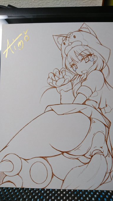 ハロウィン夕立
ペンいれ終了しました。 