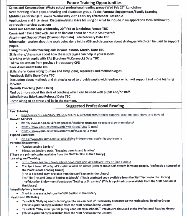 SmithycroftLT's tweet image. Staff here @smithycroft282 @GCCSecLearning will be learning alongside parents this week with our partners @GlasgowEPS and we're looking forward to lots of pupil-led CPD opportunities for staff in the coming weeks.
#teamsmithy