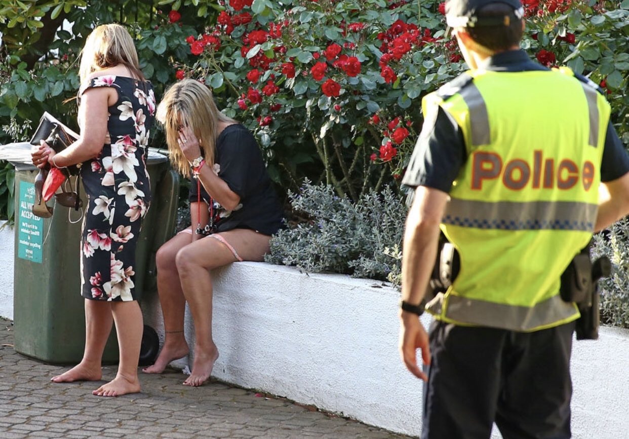 pissing in the garden 