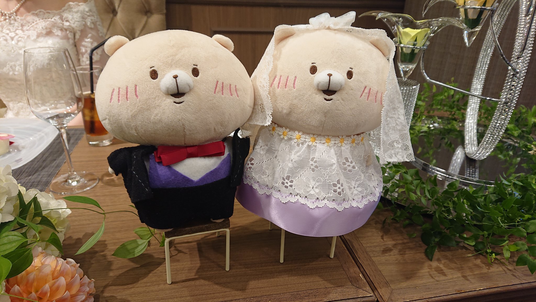 ともだちはくま　新郎新婦　ぬいぐるみ ともだちはくま ウエディング 新郎新婦 ぬいぐるみ