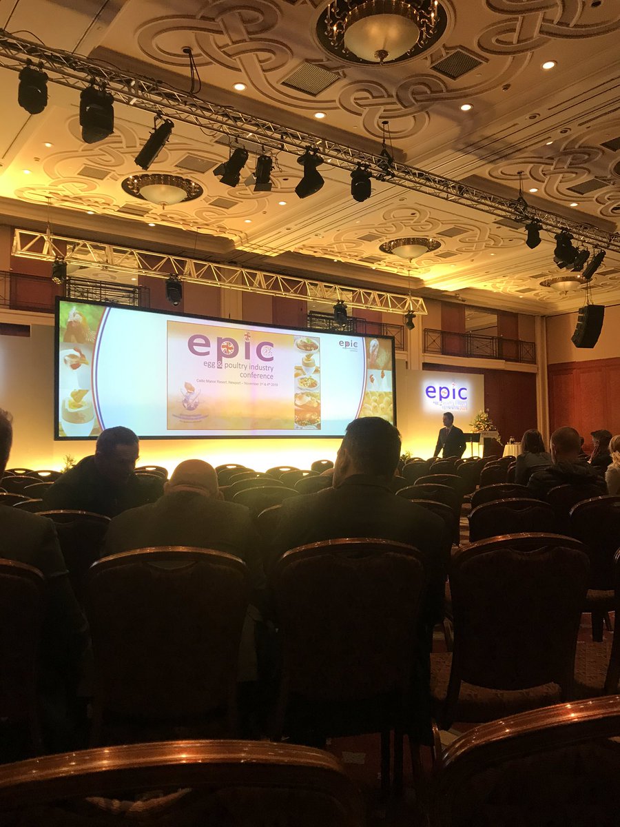 I’m in Wales at the Egg and Poultry Industry Conference today!