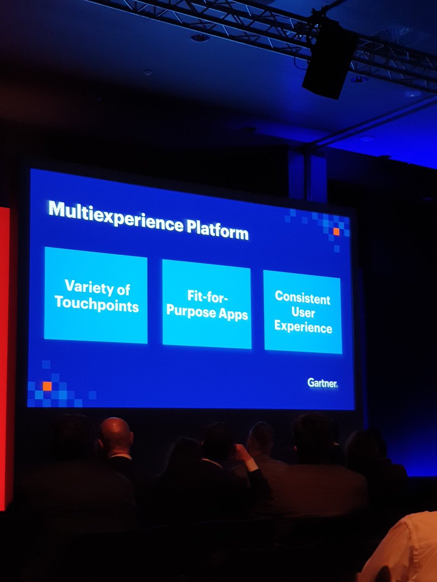 hichembenamara2's tweet image. Get back to the Technology to support the customer , with the MultiExperience platform concept that support your end to end digital business and customers continuous needs #GartnerSYM