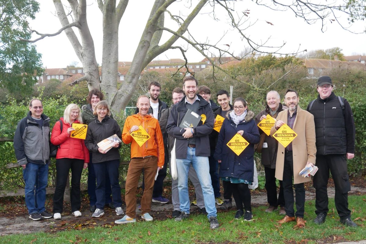 The campaign keeps on growing! #VoteHenman This was our canvassing team in Newhaven yesterday- get in touch if you want to join us leweslibdems.org.uk/volunteer