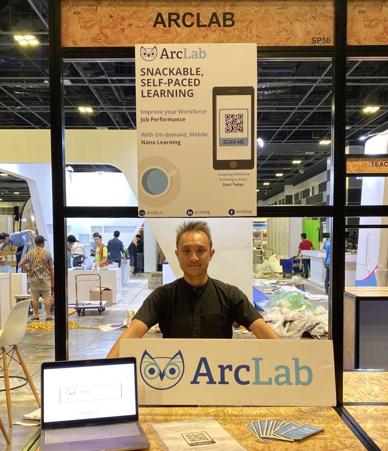 arclab_io's tweet image. We&apos;re all set-up for #EduTECHAsia! Come find us @ Suntec Convention Centre Halls 402-405 Booth SP50 on Nov 5-6! 

Our CEO James will also share ArcLab&apos;s #mobilelearning work at EdTech Pitch Theatre:
Nov 5: 4:10pm
Nov 6: 3:40pm

#ArcLab #nanolearning #learninganddevelopment