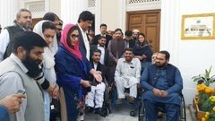 IKLover1992's tweet photo. With the cooperation of Honourable Deputy Speaker 
@MahmoodJanPTI
shb, The KP Assembly building is now Accessible for our Special Community. #HistoryMadeToday #WorldDisabilityDay #PTIgovernment believes in empowerment of Marginalized communities. 
@PTIKPOfficial
#PTI https://t.co/glLDMVfZ2I