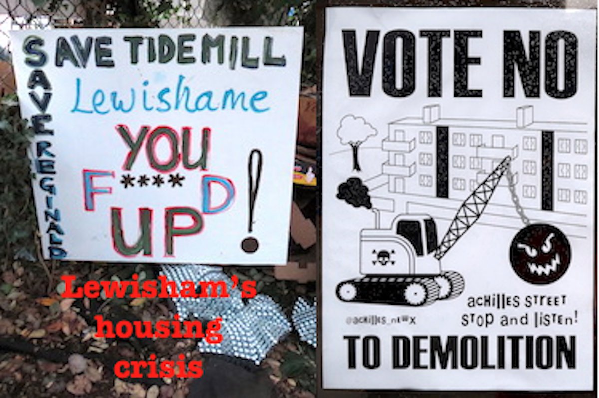 Lewisham's housing crisis - short films & discussions about campaigns inc @oldtidemillgrdn @achilles_newx @CatfordStruggle this Weds, Nov 6, 7-9pm, at Pie & Mash, the new squatted social centre at 203 Deptford High St (formerly Goddard's) - free entry facebook.com/events/2654815…