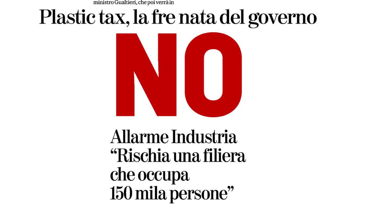 FemcaCISL's tweet photo. NO alla #PlasticTax: la tassa allarma tutta la filiera, da chi produce #plastica a chi vorrebbe riutilizzarla, dall'#edilizia all'#automotive.
Servono misure per la riconversione industriale sostenibile e che rilancino un settore di eccellenza italiana!
@LaStampa @repubblica https://t.co/6epmPttpVo