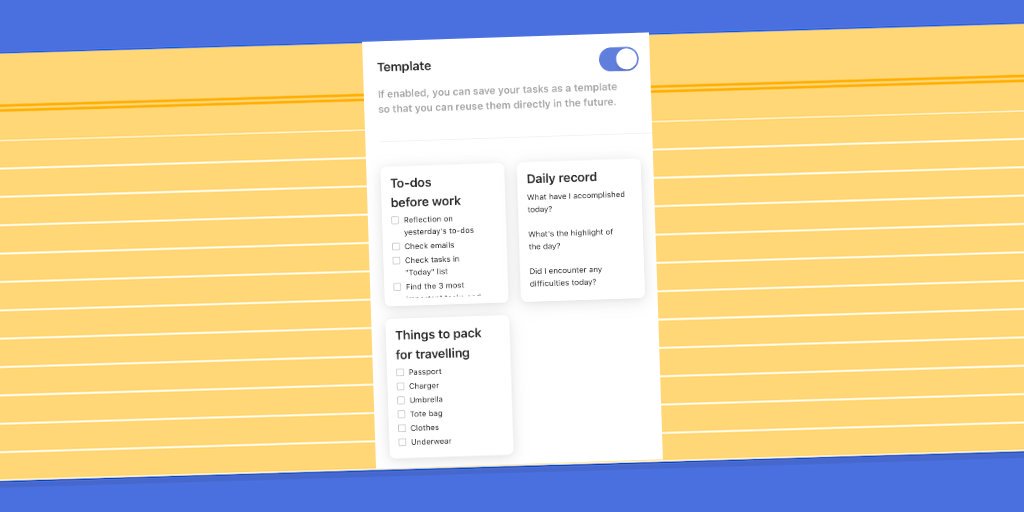 TickTick on Twitter "Templates make life easier๐. 3 readymade ๐ TickTick on Twitter "Templates make life easier๐. 3 readymade ๐