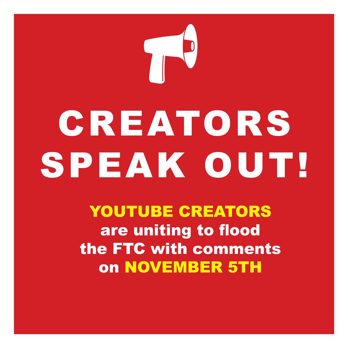 Tomorrow is the day to flood the FTC with your comments!!!  Check out this video to find out why all should join the fight.  youtu.be/z9y5d2G5dFw