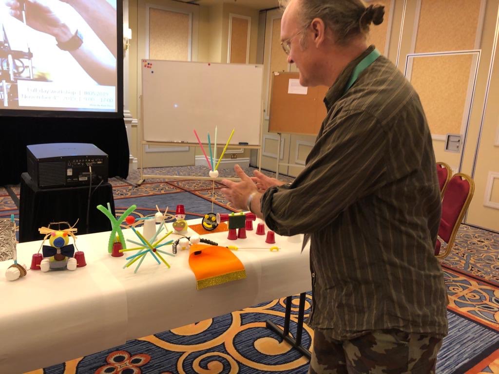 jegerjess's tweet image. Thank you to the ‘ildsjæle’ who participated in our interdisciplinary workshop at @IROS2019MACAU #anthrobots