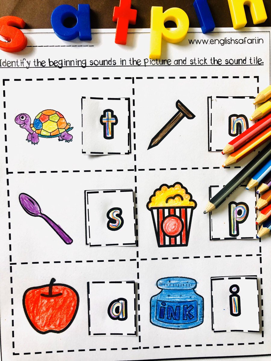 Jolly Phonics Satpin Worksheet - A Worksheet Blog