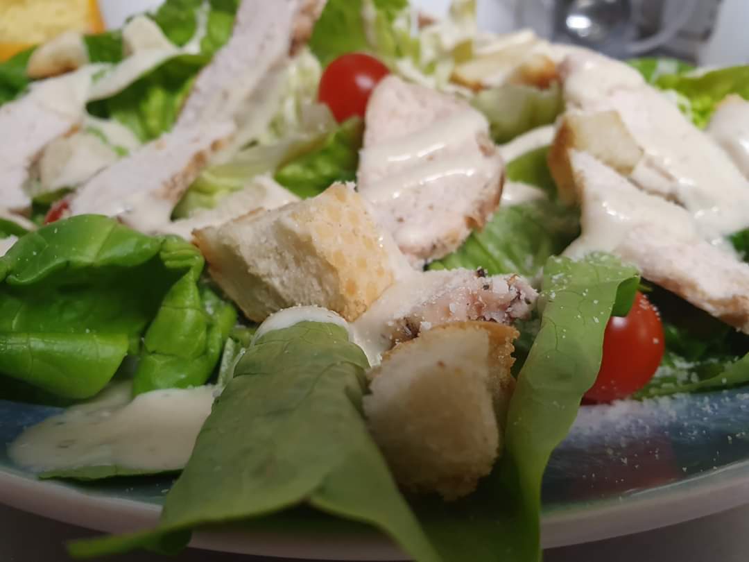 TheFunKitchen's tweet image. The AMBER Chicken Caesar Salad #AMBERFunKitchen #Chester #AMBER #AMBERChester