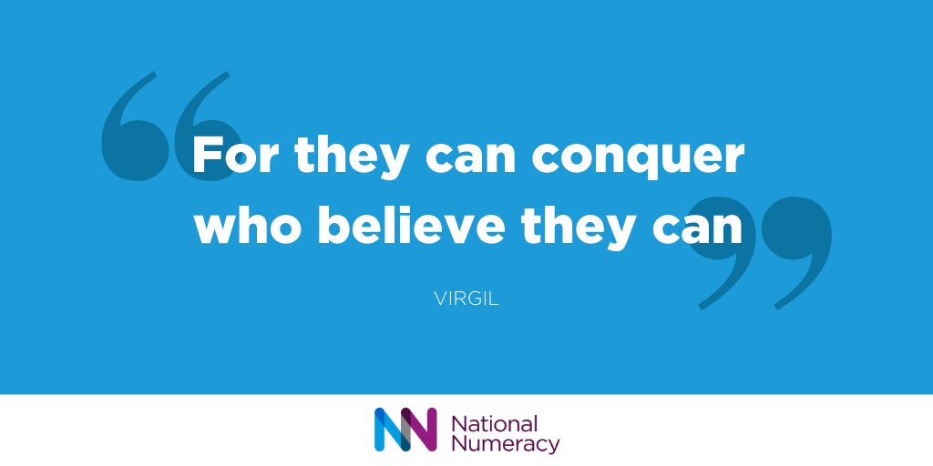 Nat_Numeracy's tweet image. Start your week believing that you can achieve whatever you set your mind to.

Believing that you can improve your numeracy is the first &amp;amp; biggest step towards confidence with numbers.

#MondayMotivation #Maths #Numeracy