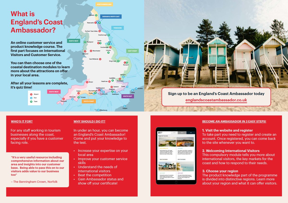 nctacademy's tweet image. *UPDATE* 
We wanted to let you know we’ve tweaked the England Coast Ambassador courses to simplify them to make them snappier and more fun! 

So why not take another look? englandscoastambassador.co.uk

We've also added new regional courses, the whole coast is covered! 🙌