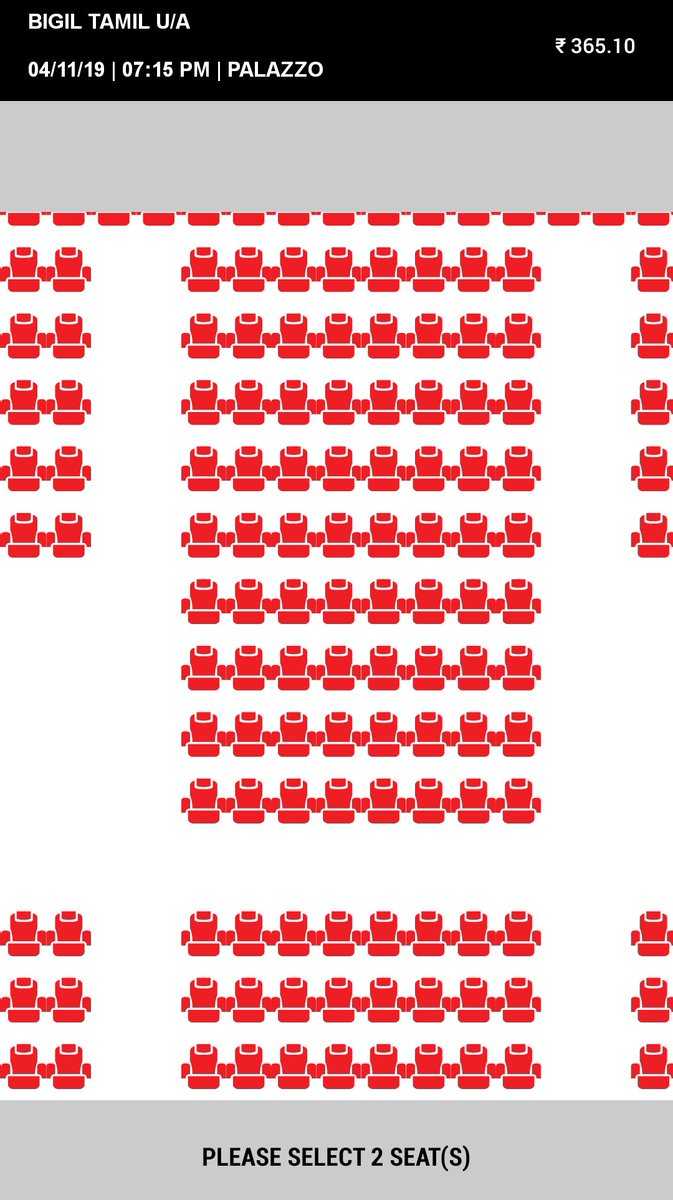 Palazzo Theater Chennai Seating Chart