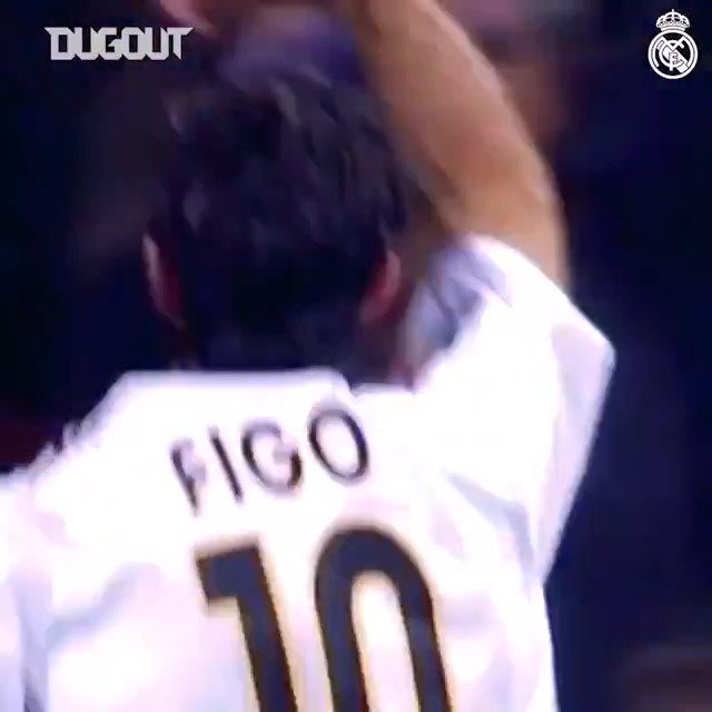 Luis Figo with the Happy birthday   