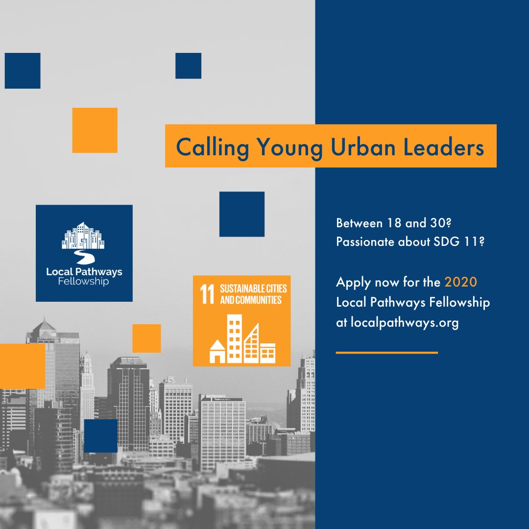 BUSINESSMED_Med's tweet image. 📢 CALL FOR APPLICATIONS📢 

Are you a researcher, innovator, urban planner or sustainability practitioner passionate about #SDG11? @localpathways just launched the call for applications for the 2020 #LocalPathways Fellowship Program! 

ℹ Apply now  bit.ly/323qYe5