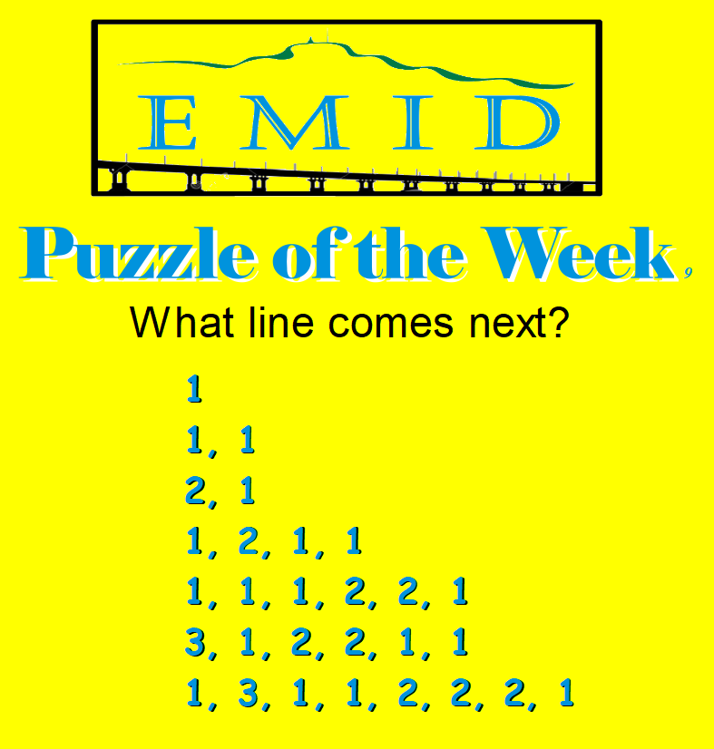 EMID_team's tweet image. #EMIDPuzzleoftheWeek 9
#EMID2020
#EMIDpotw
Good luck!
Can anyone beat @harrisacdundee ?
#MathsChampions
Answer &amp;amp; a new puzzle coming next week!
@morganacademy1 
@StJohnsOfficial
@stpaulsdundee
@BaldragonAcad
@BraeviewAcademy
@Grove_Academy
@Craigie_High
@DundeeNumeracy
@MathsScot